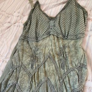 Thrifted green dress